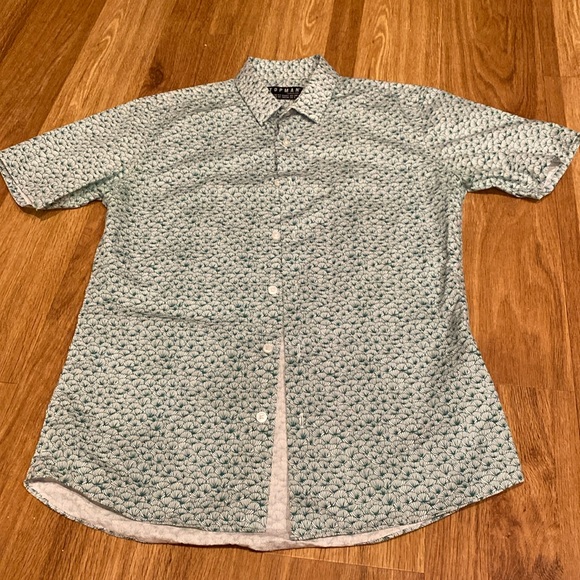 Top Man collard button up - Picture 1 of 6